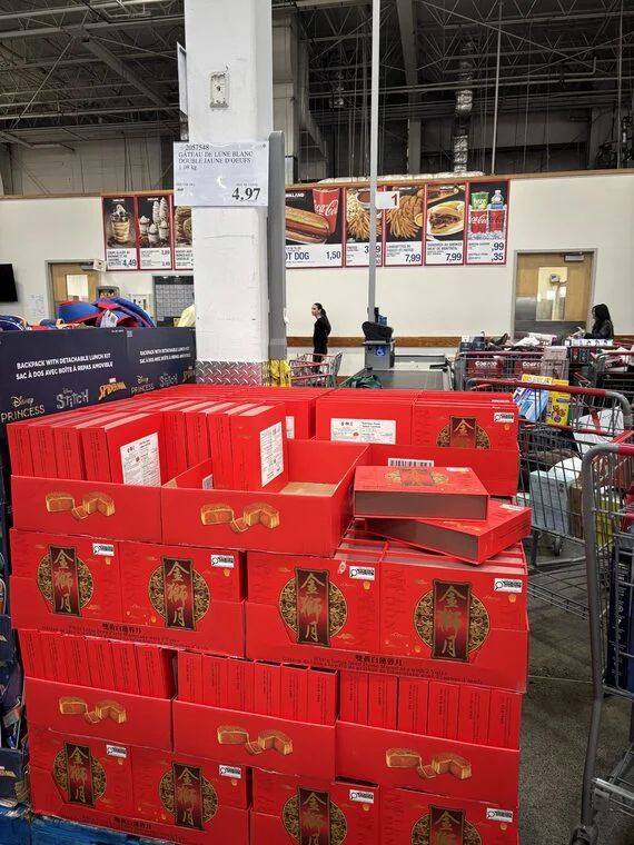 Costco: Marche Central - $4.97 Double Yolk Moon Cake