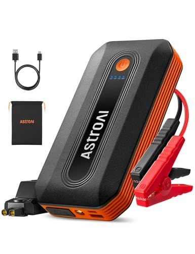 AstroAI B8 Booster Pack Jump Starter for Car Battery, Portable Power Pack | Battery Booster for Up to 9L Gas or 7L Diesel Engine, 10 Protections, 18W Fast Charger, LED Light, Jumper Cable, 3000A,Orange AstroAI B8 Booster Pack Jump Starter for Car Battery, Portable Power Pack | Battery Booster for Up to 9L Gas or 7L Diesel Engine, 10 Protections, 18W Fast Charger, LED Light, Jumper Cable, 3000A,Orange