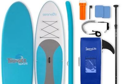 Amazon.ca: SereneLife Inflatable Stand Up Paddle Board $134.97 (55% off)