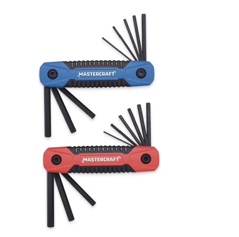 Canadian Tire: 2 pk Mastercraft Folding Hex Keys SAE and Metric $4.99 (Sale Date: Oct 29/30 to Nov 4/5)
