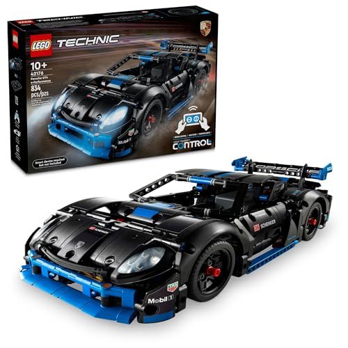 LEGO Technic Porsche GT4 e-Performance Race Car Toy, Remote Control Car with Authentic Details, Interactive Model Porsche Gift for Kids Ages 10 and Up Who Love Luxury Vehicles, 42176 LEGO Technic Porsche GT4 e-Performance Race Car Toy, Remote Control Car with Authentic Details, Interactive Model Porsche Gift for Kids Ages 10 and Up Who Love Luxury Vehicles, 42176