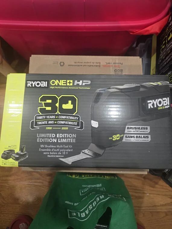 Home Depot: Ryobi 30th Edition Brushless Multi-Tool or Impact Wrench $148 Home Depot: Ryobi 30th Edition Brushless Multi-Tool or Impact Wrench $148