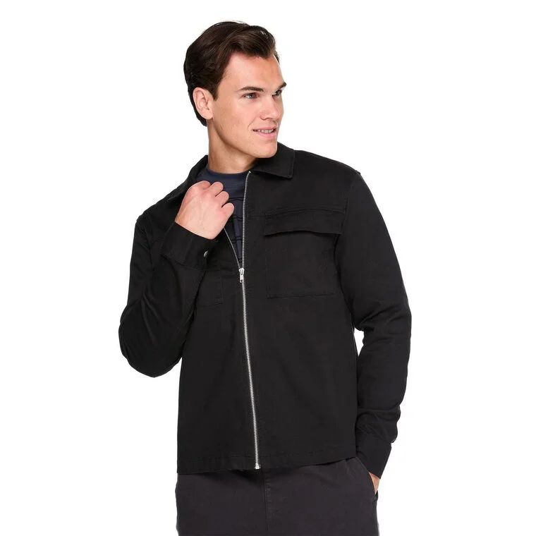 Walmart: George Men's Full Zip Overshirt - $10 Walmart: George Men's Full Zip Overshirt - $10