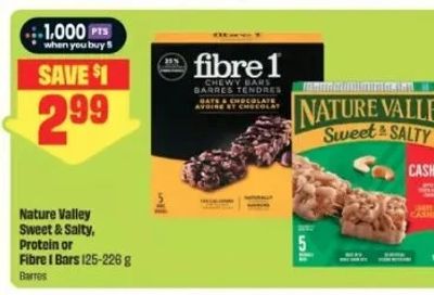 Fresh Co: Nature Valley Sweet & Salty, Protein or Fibre1 bars $1 (after pts, before tax) & poss movie ticket bonus