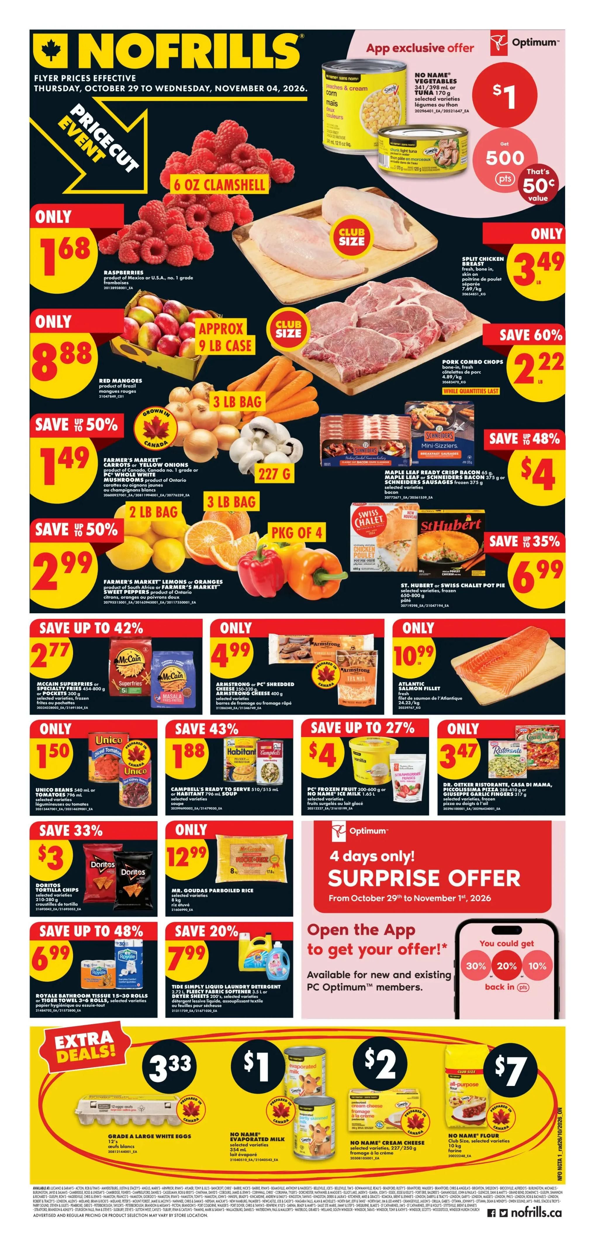 No Frills (ON) Flyer October 29 to November 4