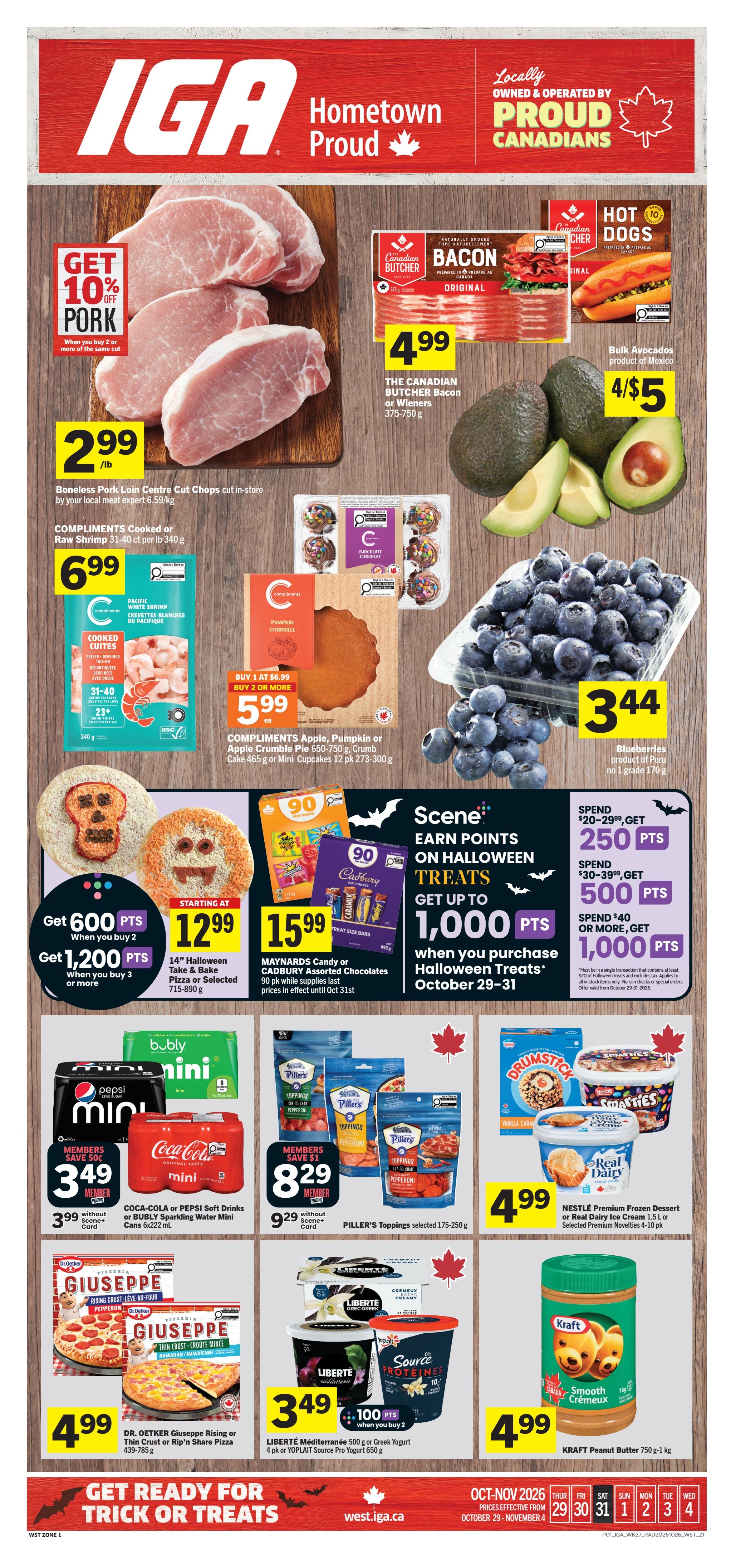 IGA (SK, ON) Flyer October 29 to November 4