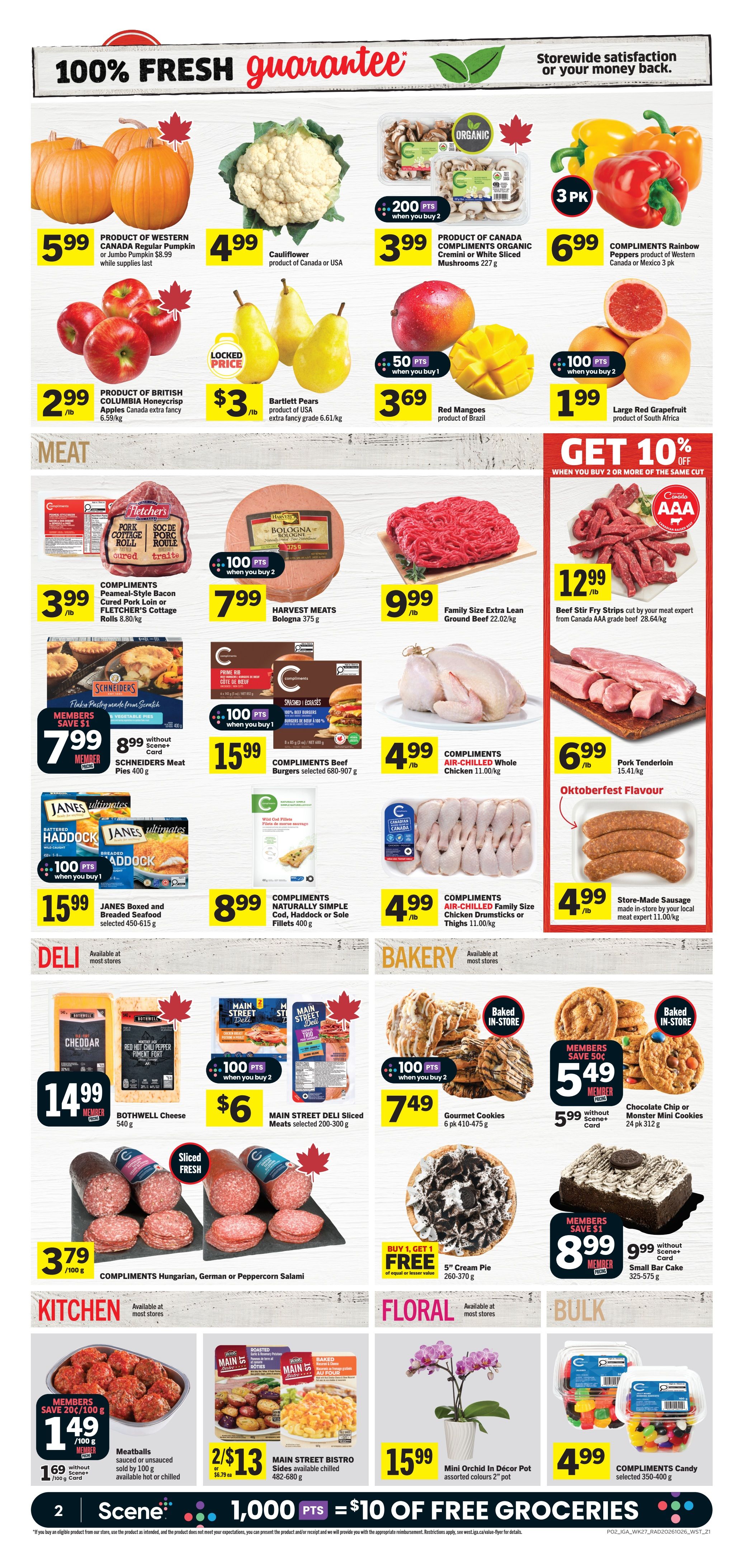 IGA (MB) Flyer October 29 to November 4