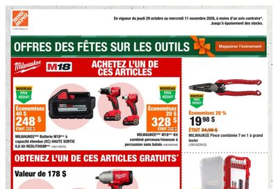 Home Depot (QC) Flyer October 29 to November 11