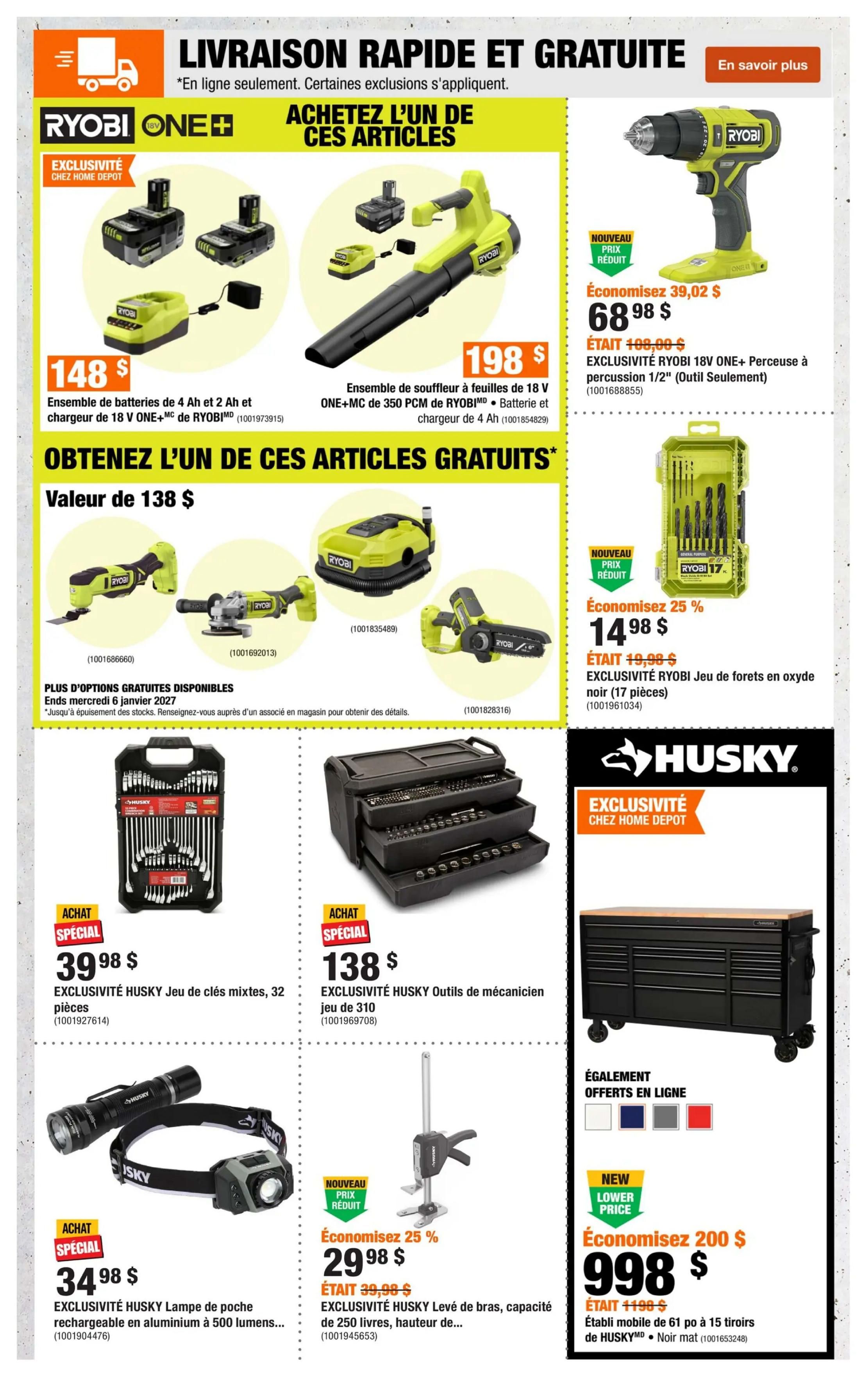 Home Depot (QC) Flyer October 29 to November 11