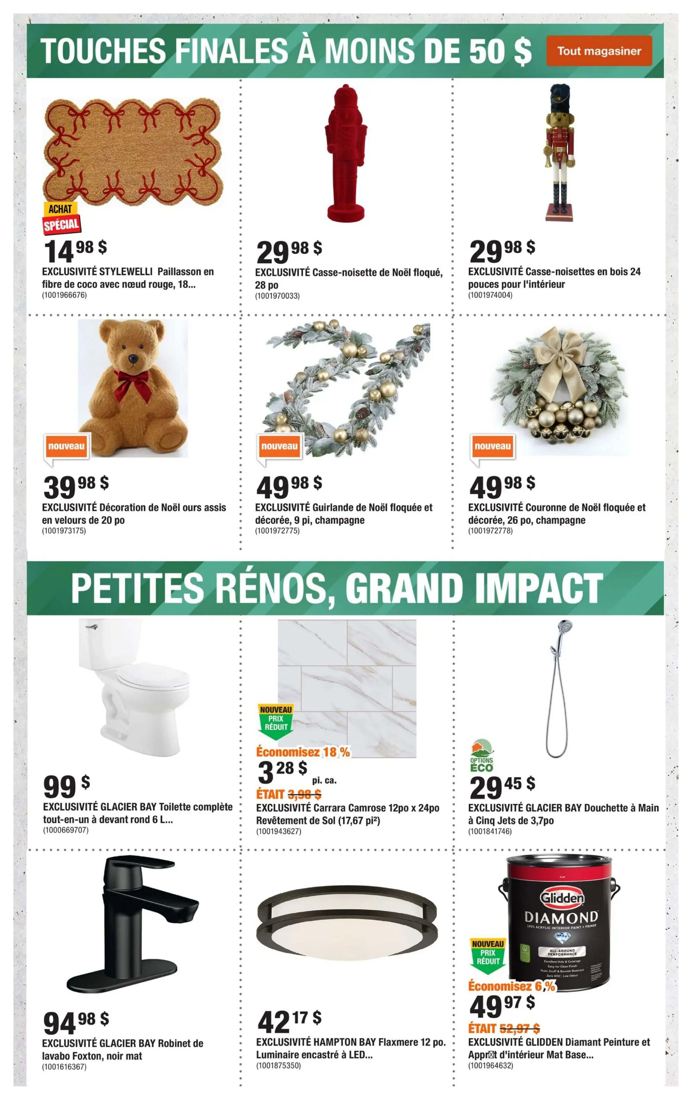 Home Depot (QC) Flyer October 29 to November 11