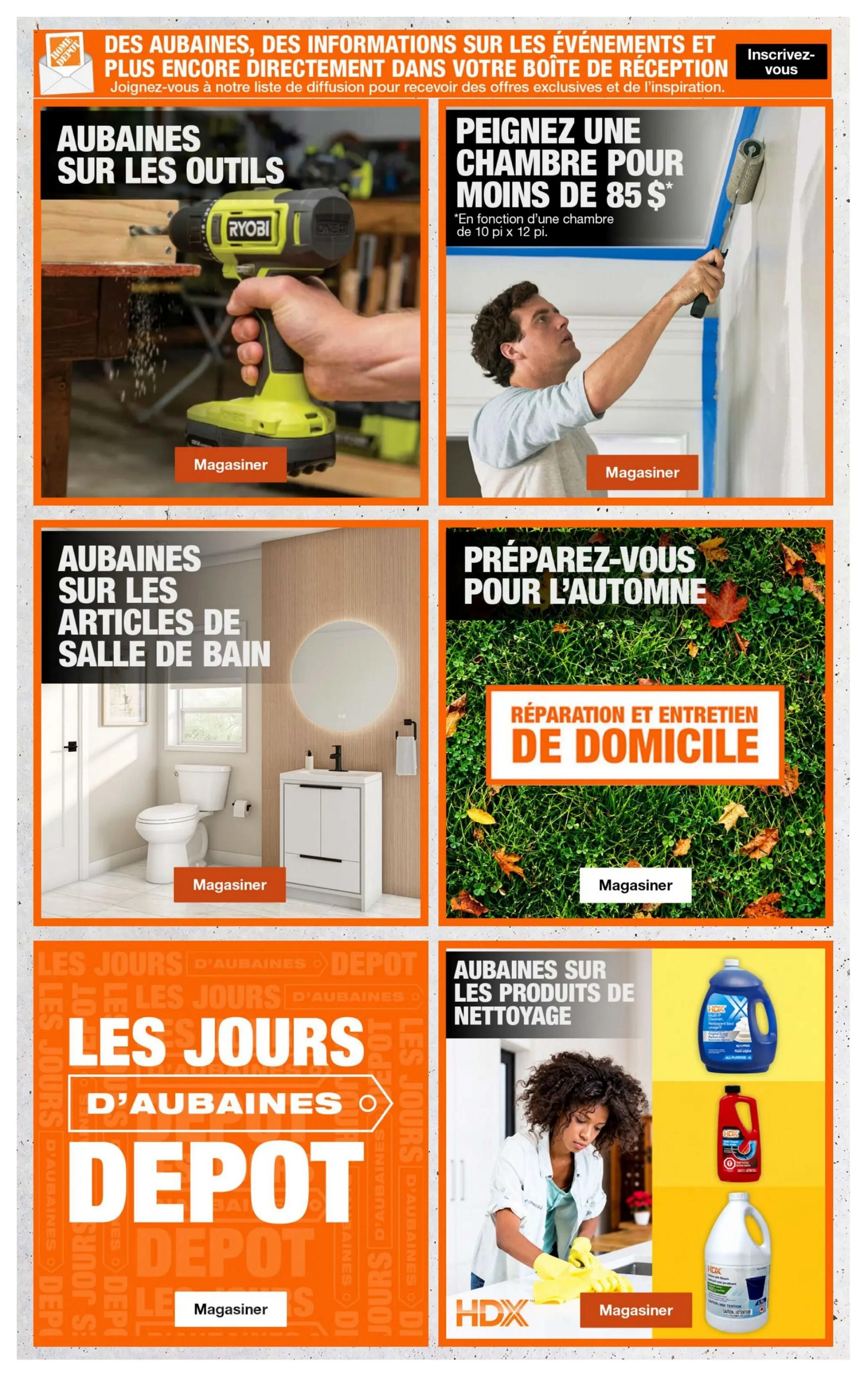 Home Depot (QC) Flyer October 29 to November 11