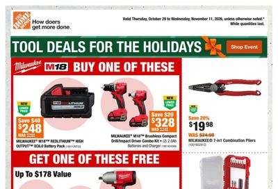 Home Depot (BC) Flyer October 29 to November 11