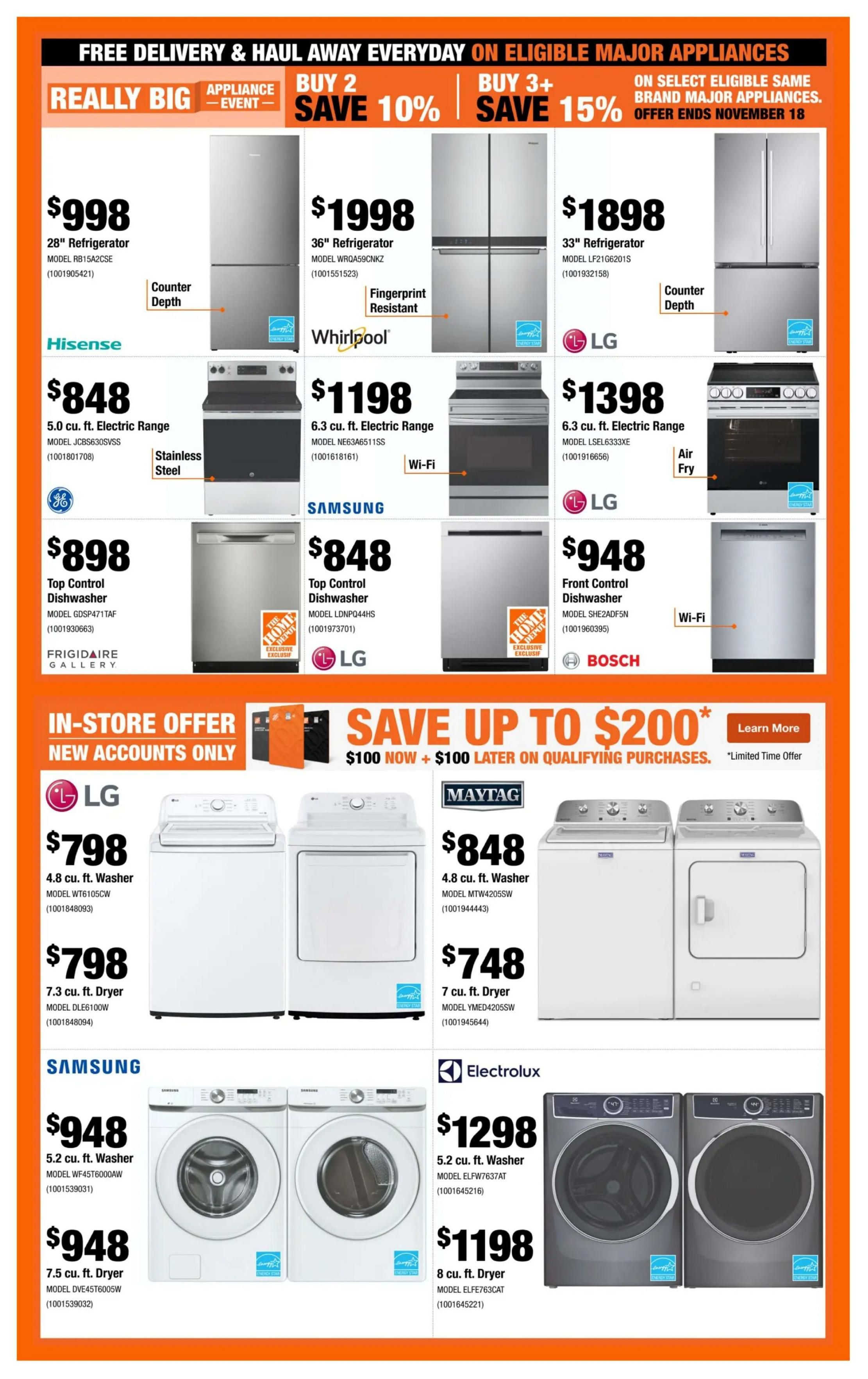 Home Depot (Atlantic) Flyer October 29 to November 11