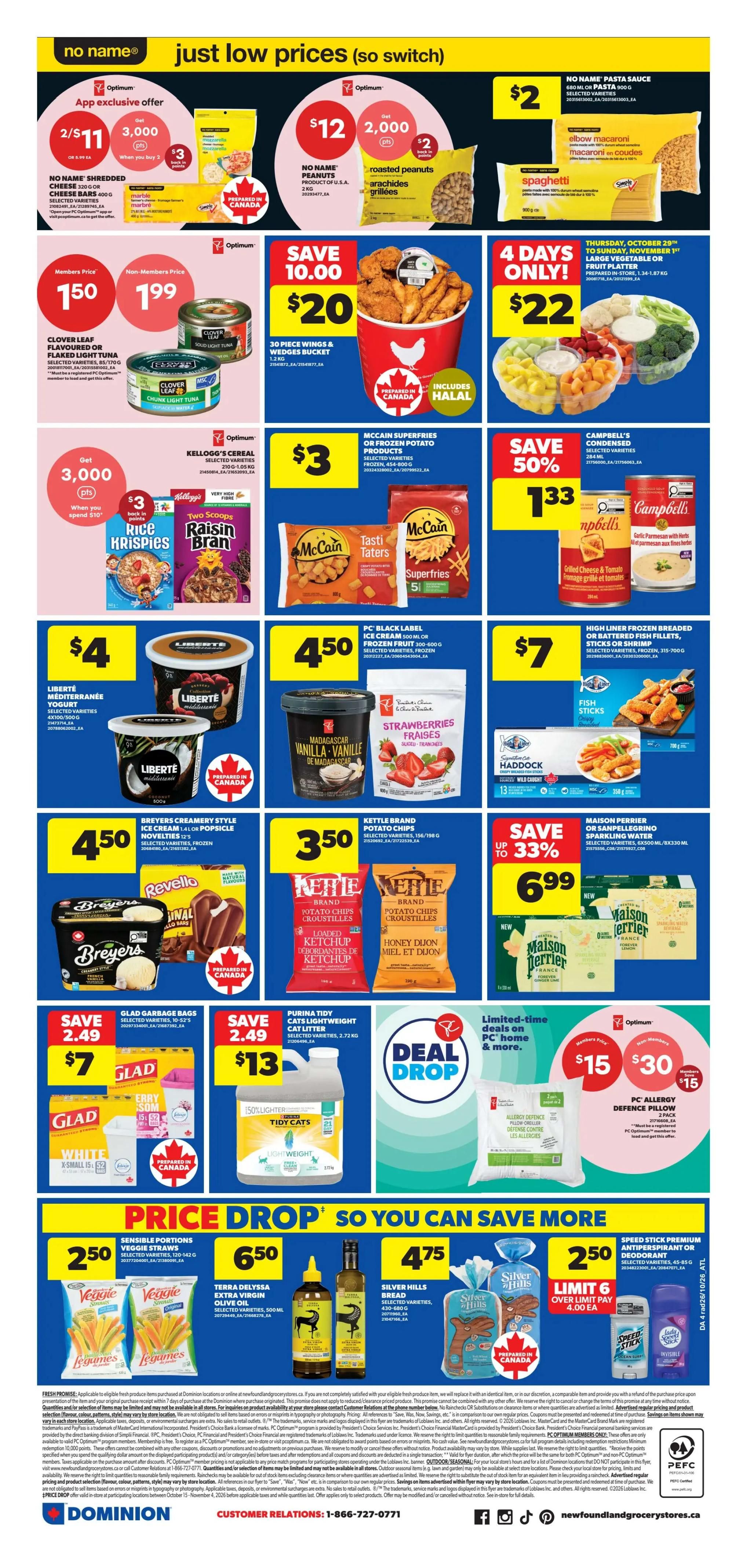 Dominion Flyer October 29 to November 4