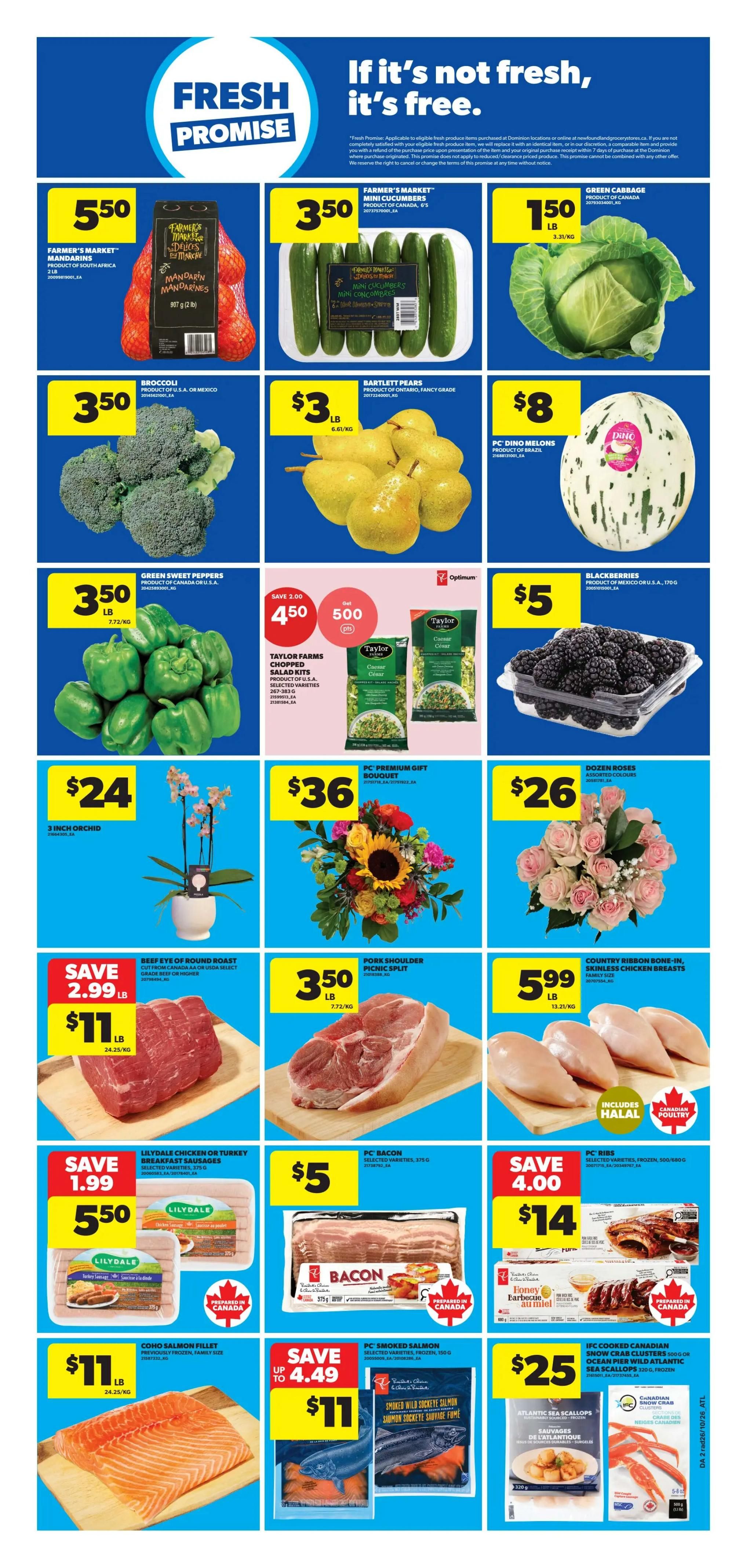 Dominion Flyer October 29 to November 4