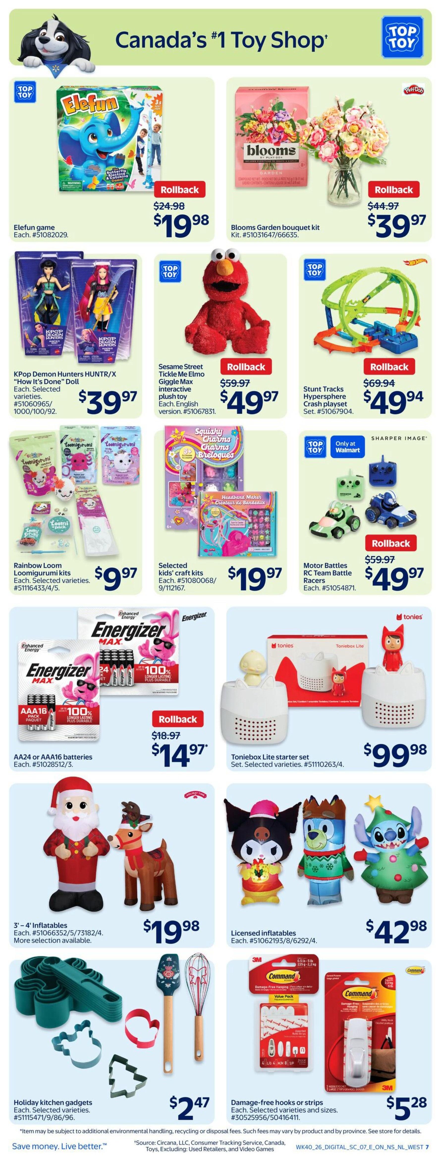 Walmart (Atlantic) Flyer October 29 to November 4