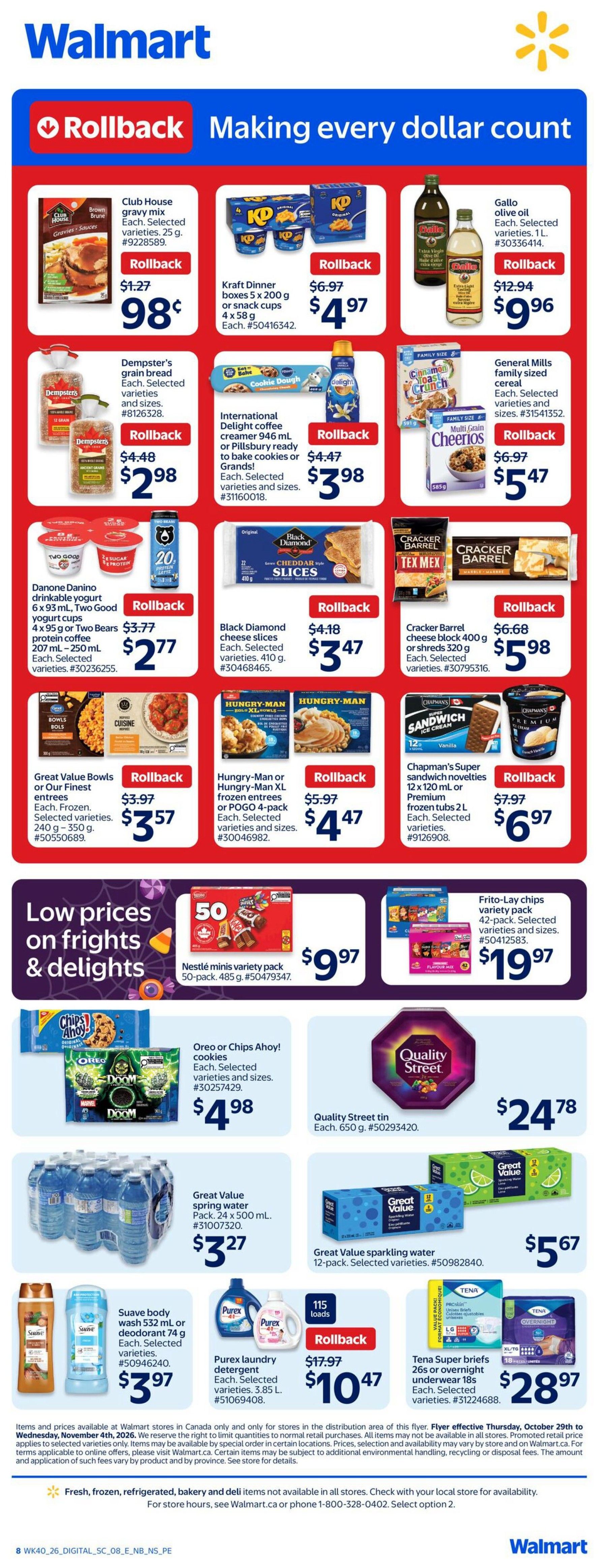 Walmart (Atlantic) Flyer October 29 to November 4