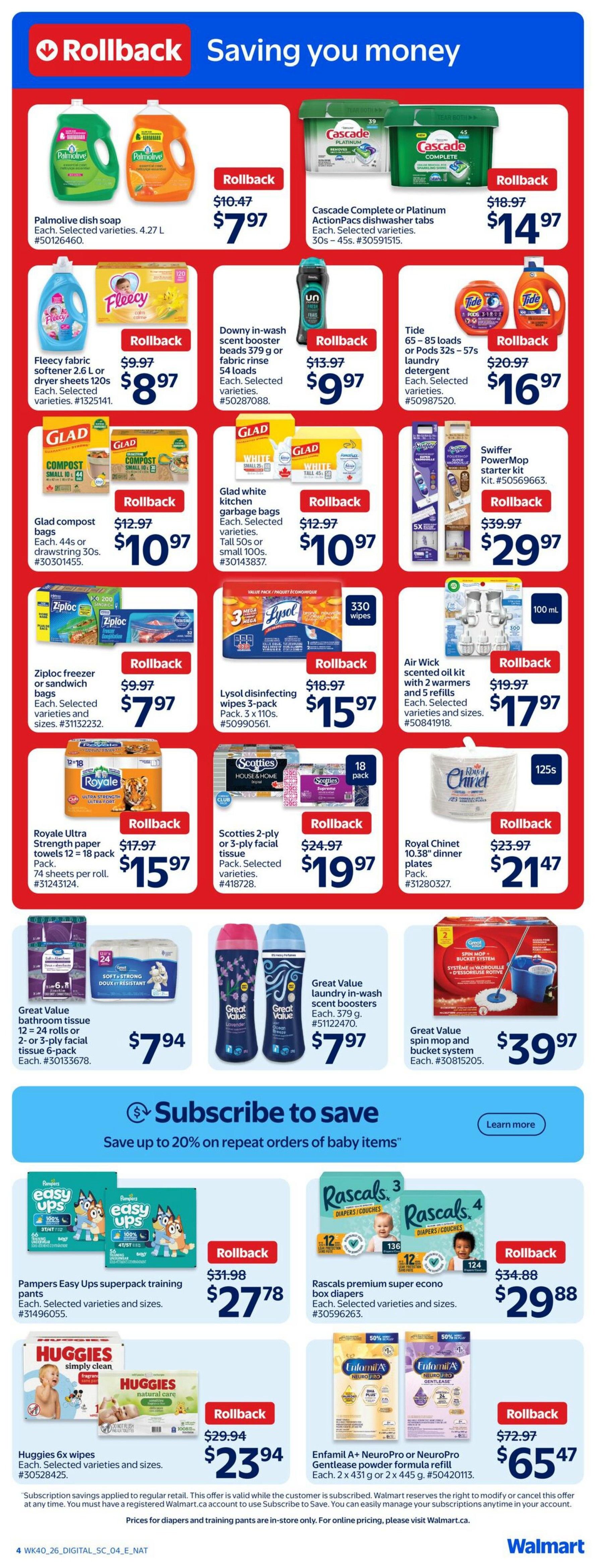 Walmart (Atlantic) Flyer October 29 to November 4