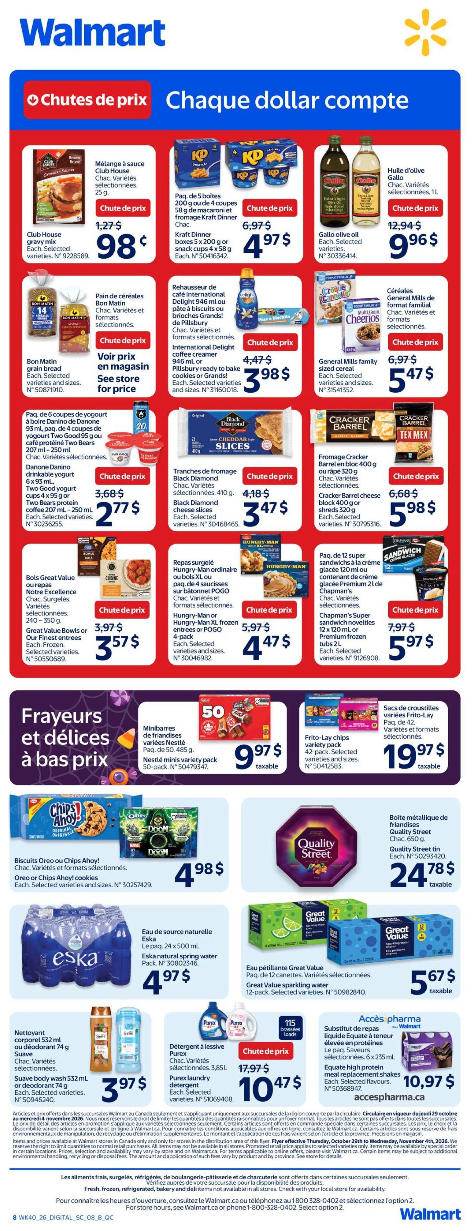 Walmart (QC) Flyer October 29 to November 4