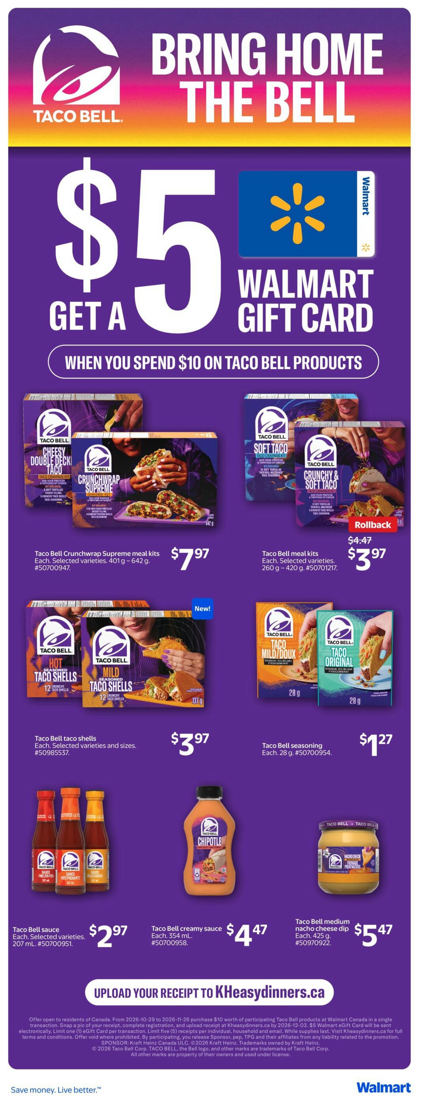 Walmart (West) Flyer October 29 to November 4