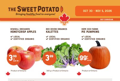 The Sweet Potato Flyer October 30 to November 5