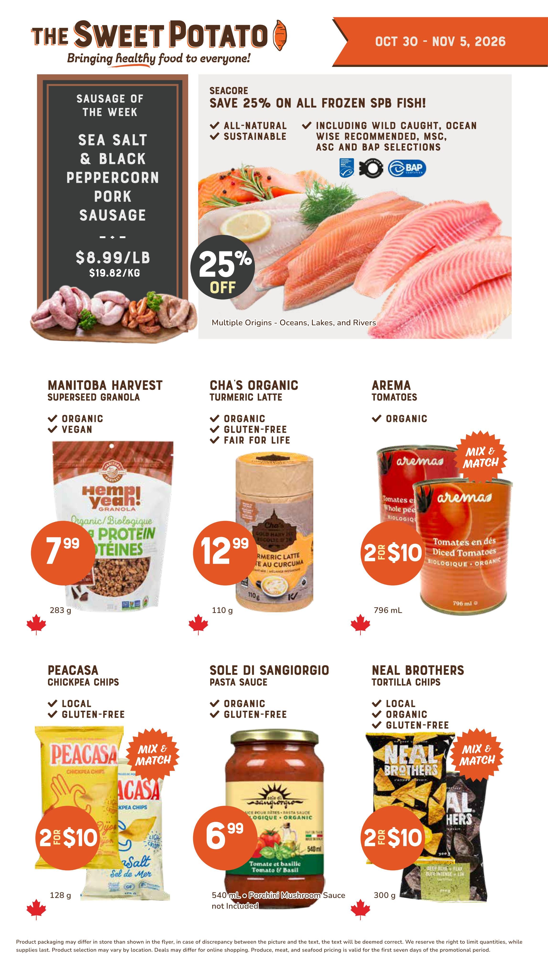 The Sweet Potato Flyer October 30 to November 5