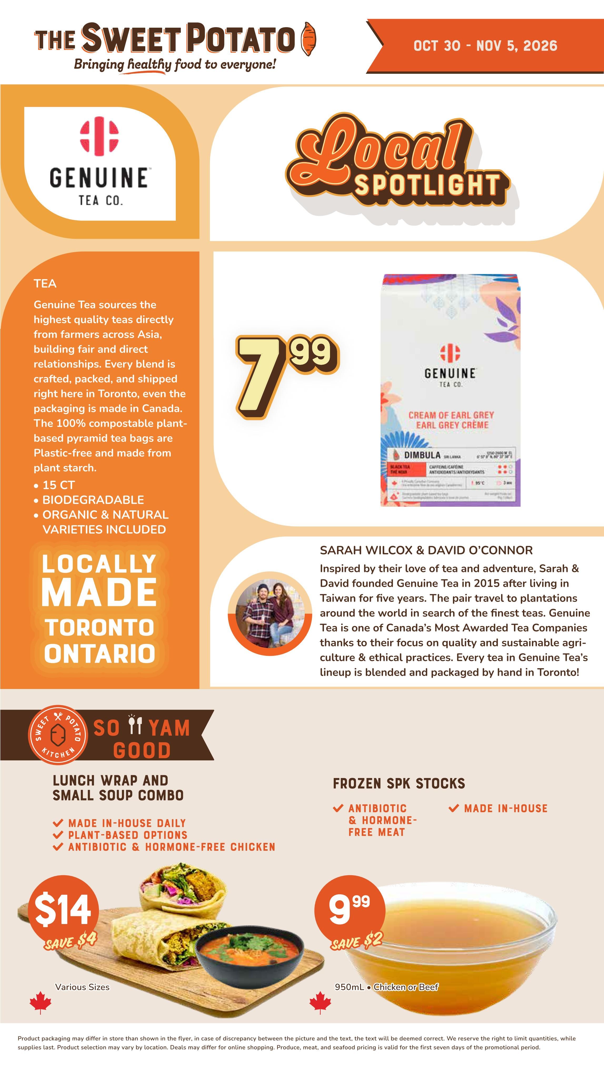 The Sweet Potato Flyer October 30 to November 5