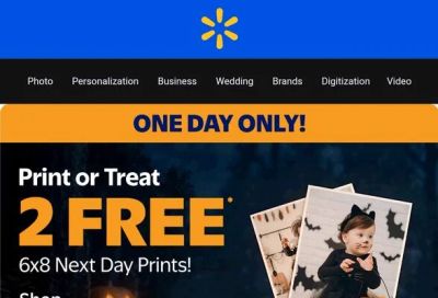 Walmart 2 Free Prints