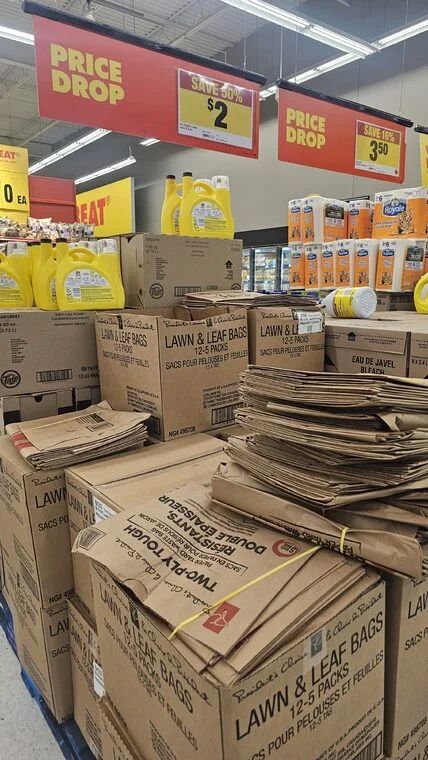 No Frills: Two-Ply Tough Paper Yard Waste Bags (5 bags)