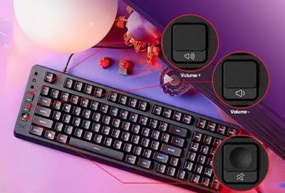 Amazon.ca: HyperX Eve Wired 1800 Gaming Keyboard - $12.00